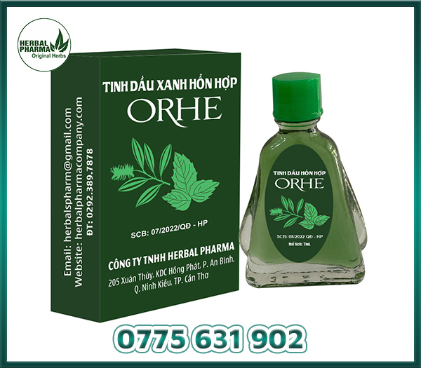 Tinh Dầu Xanh Hỗn Hợp ORHE 7ml